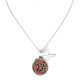 Handmade Certified Authentic Navajo .925 Sterling Silver Coral Native American Necklace 18015