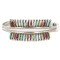 Handmade Zuni .925 Sterling Silver Petit Point Natural Multicolor Native American Bracelet 12672 Handmade Zuni .925 Sterling Silver Petit Point Natural Multicolor Native American Bracelet 12672