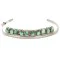 Handmade Zuni .925 Sterling Silver Petit Point Natural Turquoise Native American Bracelet 12667-00 Handmade Zuni .925 Sterling Silver Petit Point Natural Turquoise Native American Bracelet 12667-00