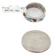 .925 Sterling Silver Handmade Certified Authentic Navajo Coral and Natural Turquoise Native American Ring  16872