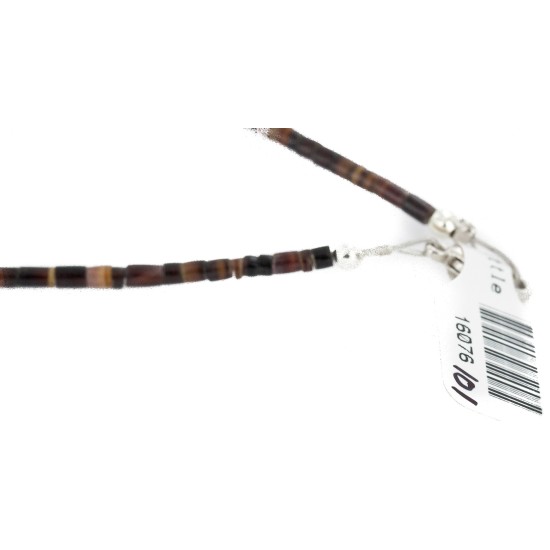 Handmade Cross Certified Authentic Zuni .925 Sterling Silver Petit Point Turquoise Quartz Native American Necklace  24367-16076-101