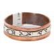 .925 Sterling Silver Pure Copper Handmade Certified Authentic Navajo Gecko Native American Ring  16979-30