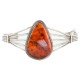 Handmade Certified Authentic .925 Sterling Silver Natural Spiny Oyster Native American Bracelet 12325