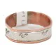 Handmade Kokopelli Navajo .925 Sterling Silver Pure Copper Native American Ring 16979-26