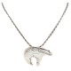 Bear Certified Authentic Navajo .925 Sterling Pin and Pendant Native American Necklace 24268-102261