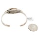 Handmade Certified Authentic .925 Sterling Silver Navajo Natural Boulder Turquoise Native American Bracelet 12448-00