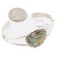Handmade Certified Authentic Navajo .925 Sterling Silver Natural Turquoise Native American Bracelet 12654