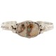 Handmade Certified Authentic .925 Sterling Silver Navajo Natural Boulder Turquoise Native American Bracelet 12448-00