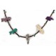 Certified Authentic Navajo .925 Sterling Silver Natural Turquoise Multicolor Stones Native American Necklace 16084-3