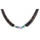 Certified Authentic Navajo .925 Sterling Silver Natural Turquoise Amethyst Heishi Native American Necklace 25285-3 Certified Authentic Navajo .925 Sterling Silver Natural Turquoise Amethyst Heishi Native American Necklace 25285-3