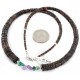 Certified Authentic Navajo .925 Sterling Silver Natural Turquoise Amethyst Heishi Native American Necklace 25285-3 Certified Authentic Navajo .925 Sterling Silver Natural Turquoise Amethyst Heishi Native American Necklace 25285-3