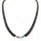 Certified Authentic Navajo .925 Sterling Silver Natural Turquoise Amethyst Heishi Native American Necklace 25285-3 Certified Authentic Navajo .925 Sterling Silver Natural Turquoise Amethyst Heishi Native American Necklace 25285-3
