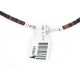 Certified Authentic Navajo .925 Sterling Silver Natural Turquoise Heishi Multicolor Stones Native American Necklace 16084-4