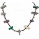 Certified Authentic Navajo .925 Sterling Silver Natural Turquoise Multicolor Stones Native American Necklace 16084-3