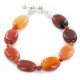 Certified Authentic Navajo Natural Carnelian Native American Bracelet 12884-4