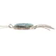 Feather .925 Sterling Silver Handmade Navajo Natural Turquoise Native American Necklace 14990 Feather .925 Sterling Silver Handmade Navajo Natural Turquoise Native American Necklace 14990