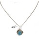 Certified Authentic Navajo .925 Sterling Silver Natural Turquoise Native American Necklace 16088-6