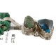 .925 Sterling Silver Handmade Certified Authentic Navajo Turquoise Coral Native American Necklace 16023-2-1601-13