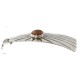 .925 Sterling Silver Handmade Certified Authentic Natural Agate Native American Pendant 24426-4