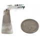 .925 Sterling Silver Handmade Certified Authentic Natural Agate Native American Pendant 24426-4