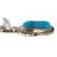 Certified Authentic Navajo .925 Sterling Silver Natural Turquoise Native American Necklace 16088-7