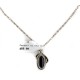Certified Authentic Navajo .925 Sterling Silver Natural Black Onyx Native American Necklace 16088-2 Certified Authentic Navajo .925 Sterling Silver Natural Black Onyx Native American Necklace 16088-2