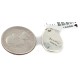 Handmade Certified Authentic .925 Sterling Silver Navajo Natural Mother of Pearl Native American Pendant 16088-9