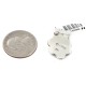 .925 Sterling Silver Handmade Certified Authentic Natural Mother of Pearl Navajo Native American Pendant 16088-10