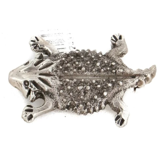 Horneytoad Navajo .925 Sterling Silver Pin and Pendant 24331 Horneytoad Navajo .925 Sterling Silver Pin and Pendant 24331