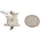 Certified Authentic Horneytoad Navajo .925 Sterling Silver Native American Pin and Pendant 24331