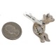 Certified Authentic Kokopelli Navajo .925 Sterling Silver Native American Pin and Pendant 24329-101