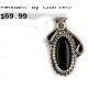 Certified Authentic Navajo .925 Sterling Silver Natural Black Onyx Native American Necklace 16088-2 Certified Authentic Navajo .925 Sterling Silver Natural Black Onyx Native American Necklace 16088-2