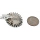 Certified Authentic Petit Point Zuni .925 Sterling Silver Natural Turquoise Native American Pin Pendant 24379