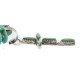 Handmade Cross Certified Authentic Zuni .925 Sterling Silver Coral Natural Turquoise Native American Necklace 24371-6-1601-22