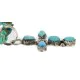 Handmade Navajo .925 Sterling Silver Turquoise Native American Cross Necklace 24371-1-1601-23 Handmade Navajo .925 Sterling Silver Turquoise Native American Cross Necklace 24371-1-1601-23