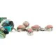 Handmade Cross Zuni .925 Sterling Silver Natural Turquoise Pink Coral Necklace 24371-2-1601-24 Handmade Cross Zuni .925 Sterling Silver Natural Turquoise Pink Coral Necklace 24371-2-1601-24