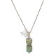 Handmade Navajo .925 Sterling Silver Natural Turquoise Native American Necklace 10050