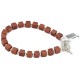 Certified Authentic Navajo Natural Goldstone Native American Bracelet 12888-4