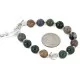 Navajo Natural Green Jasper Native American Bracelet 12888-2 Navajo Natural Green Jasper Native American Bracelet 12888-2