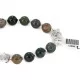 Navajo Natural Green Jasper Native American Bracelet 12888-2 Navajo Natural Green Jasper Native American Bracelet 12888-2