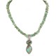 Handmade Navajo .925 Sterling Silver Natural Turquoise and Turquoise Native American Necklace 10053