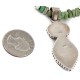 Handmade Navajo .925 Sterling Silver Natural Turquoise and Turquoise Native American Necklace 10053
