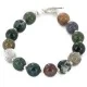 Navajo Natural Green Jasper Native American Bracelet 12888-2 Navajo Natural Green Jasper Native American Bracelet 12888-2