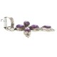 Cross Handmade Certified Authentic Zuni .925 Sterling Silver Natural Sugilite Native American Pendant 24371-5