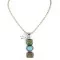 Handmade Navajo .925 Sterling Silver Natural Turquoise Native American Necklace 24119 Handmade Navajo .925 Sterling Silver Natural Turquoise Native American Necklace 24119