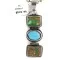 Handmade Navajo .925 Sterling Silver Natural Turquoise Native American Necklace 24119 Handmade Navajo .925 Sterling Silver Natural Turquoise Native American Necklace 24119