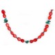 Certified Authentic Navajo .925 Sterling Silver Natural Turquoise Coral Hematite Native American Necklace 14905-1 Certified Authentic Navajo .925 Sterling Silver Natural Turquoise Coral Hematite Native American Necklace 14905-1