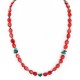 Certified Authentic Navajo .925 Sterling Silver Natural Turquoise Coral Hematite Native American Necklace 14905-1 Certified Authentic Navajo .925 Sterling Silver Natural Turquoise Coral Hematite Native American Necklace 14905-1
