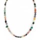 Certified Authentic Navajo .925 Sterling Silver Natural Turquoise Multicolor Jasper Native American Necklace 14905-7