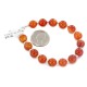 Certified Authentic .925 Sterling Silver Navajo Natural Carnelian Native American Bracelet 12742-201 Certified Authentic .925 Sterling Silver Navajo Natural Carnelian Native American Bracelet 12742-201